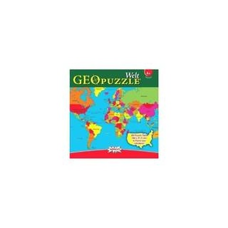 00381 - GeoPuzzle - Welt, 68 Teile, ab 4 Jahren (DE-Ausgabe)