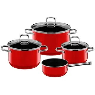 Silit Silargan® Elegance Topf-Set 4-teilig Red