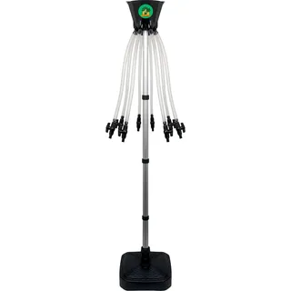 Beerdusa Bierbong Set 8er Biertrichter mit 8 Schläuchen, ca. 4,5L, Bier Trichter Saufen, Party Trinkspiel für Festival, Geburtstag und JGA