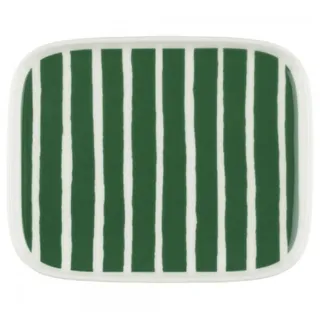 Marimekko Teller Oiva Piccolo Weiß Grün