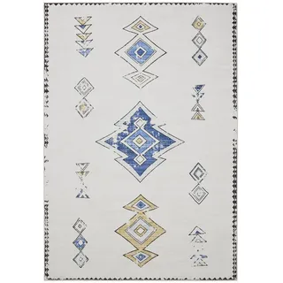 benuta George Kurzflorteppich 200 x 300 cm Beige/Bunt