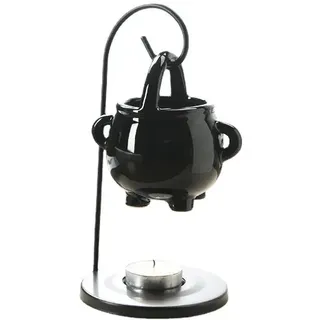 Schwarze Keramik-aromatherapielampe, Hängender Kerzenwärmer, Keramik-diffusor Für Ätherische Öle, Dekoratives Duftnachtlicht Für Wohnzimmer, Schlafzimmer Und Büro.