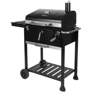 Royal Gourmet Holzkohlegrill Barbecue Grillwagen schwarz