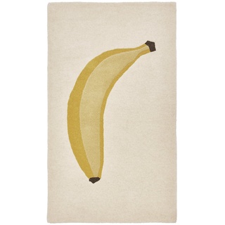 OYOY - Banane Kinderteppich 140 x 80 cm, gelb