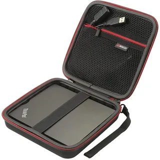 RLSOCO Externes DVD Laufwerk CD DVD Brenner Blu-ray-Player Tasche | Für Asus ZenDrive,Verbatim External Slimline,Intenso,techPulse120,Wbacon,LG,Lenovo,Apple und mehr CD DVD Brenner (Nur Hülle)