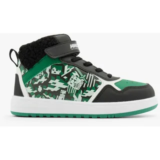 Hoher Sneaker Kinder | Minecraft | Grün | Größe 31 | Material: PU/Textil - Hoher Sneaker Kinder | Minecraft | Grün | Größe 31 | Material: PU/Textil - man - Gruen