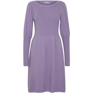 Fransa Blusenkleid FRDedina", DR 5 - 20611826 Strickkleid mit Puffärmeln in lila | Gr.: L