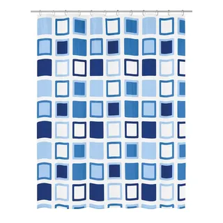 KLEINE WOLKE Duschvorhang Clipper 120 x 200 cm azurblau