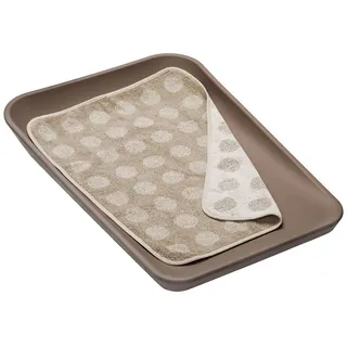 Leander Wickelauflage Matty mocca + Topper cappuccino