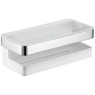 Keuco Duschkorb Collection Moll 2-teilig, 240x110mm, verchromt/weiß