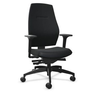 Dauphin Bürostuhl Shape comfort XT2, schwarz, Stoff, belastbar bis 125 kg, SH 2785