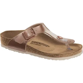 Birkenstock Gizeh Kids Birko-Flor Schmal Electric Metallic Copper 35