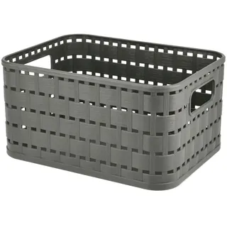 Rotho Aufbewahrungskorb Country 18,3 x 13,7 x 9,8 cm grau