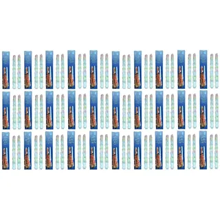 Hillfield® 60 Tropfkerzen Bunt Partykerzen Spitzkerzen Dekokerzen Bunte Tropfkerze (30 Packs) 30 cm Länge