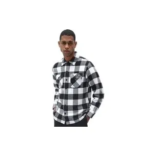 Dickies Langarmhemd kariert Schwarz M