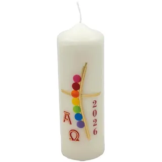 Kopschitz Kerzen Osterkerze 18 cm 6 cm beige