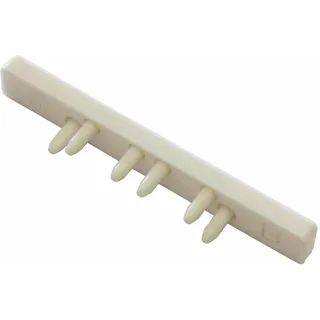 GARDINIA Endstück für Aluminium-Vorhangschiene 2-läufig Weiß 2-er Pack