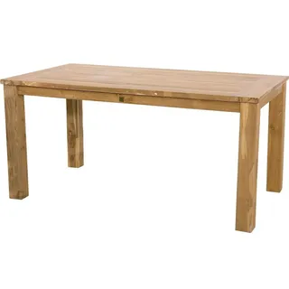 Lesli Living Gartentisch Lesli Living Teak Rustikal-Diningtisch Aberdeen 180x90cm
