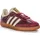 Maroon/Cream White/Gold Metallic 38