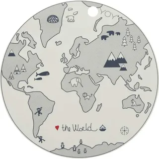 The World Tischset 39 cm, gebrochenes Weiß
