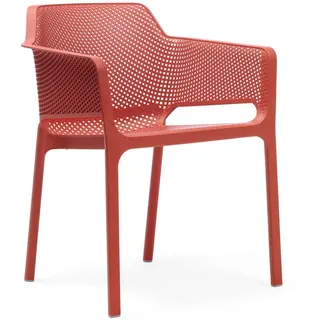 Nardi Net Stapelsessel 60,5 x 58,5 x 80 cm corallo
