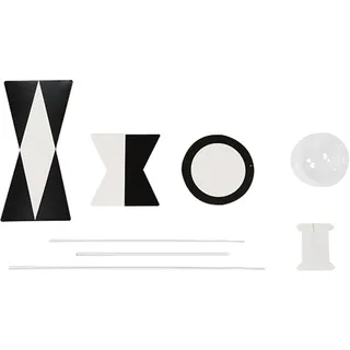 Montessori Mobile Toy Focus Übungen Spielzeug Handgefertigt für Baby, Muss zusammengebaut werden