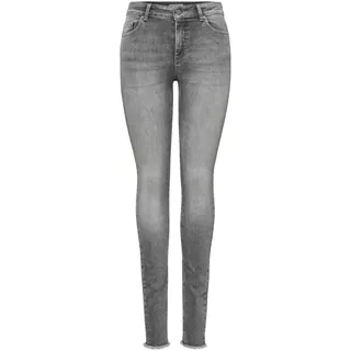 Only ONLBLUSH Mid Waist Skinny Fit Grau 27/28