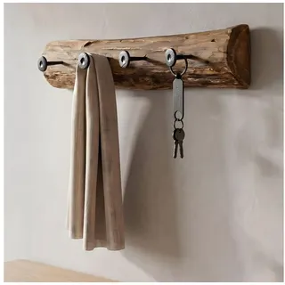 Levandeo® Garderobenhaken Teak Natur