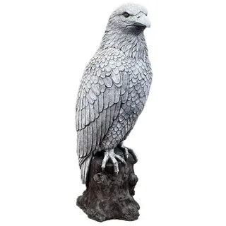 Stone and Style Gartenfigur Frostfeste Steinfigur Adler XL grau