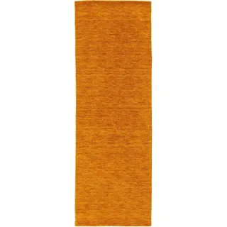 KUNSTLOFT Teppich, Gelb, Textil, Beton Optik, Rechteckig, 70x1 cm, Gots, pflegeleicht, Teppiche & Böden, Teppiche, Teppichläufer