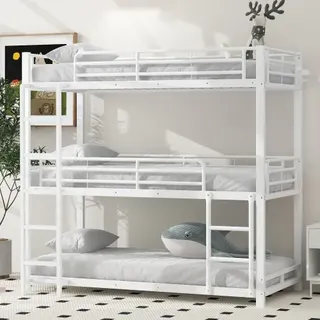 Bettgestell Metallbett,etagenbett,eisenbett, Dreifach-etagenbett Für Kinder, Jugendliche Und Erwachsene