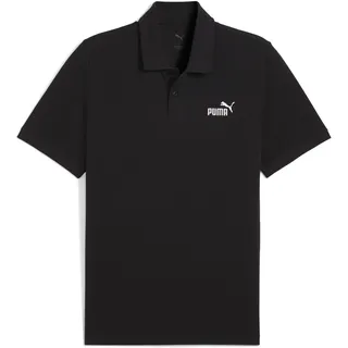 Puma Essentials No. 1 Logo Pique Poloshirt Herren 01 black 3XL