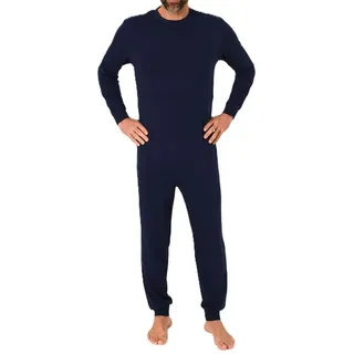 NORMANN CARE Pflegeoverall Schlafanzug Blau XL