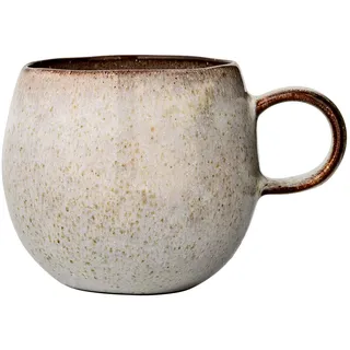 Bloomingville Sandrine Tasse grau 500ml – Edle Keramik-Kaffeetasse im dänischen Design, ideal für Kaffee & Tee, stilvoller Kaffeepot für moderne Genießer