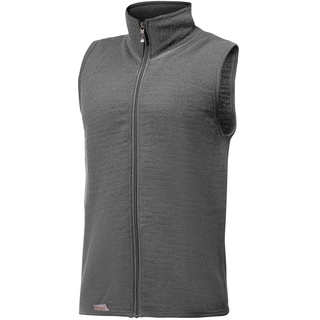 Woolpower Vest 400 Strickweste / Merino Weste Grey - XXL