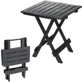 Spetebo Adige Klapptisch 45 x 43 x 50 cm Anthrazit
