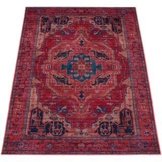 Teppich »Bordeaux 241«, rechteckig, 25062823-0 rot 4 mm