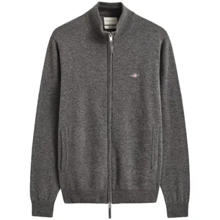 Gant Strickjacke Freizeit,Wolle,Unifarben,Stehkragen,Langarm,Regular Fit M (50)