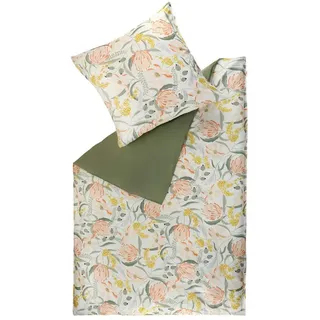 SCHÖNER WOHNEN-Kollektion Bettwäsche PLAYFUL Renforcé Bettwäsche, Baumwolle, 1 teilig, 155 x 220 cm in Grün grün