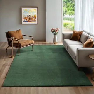 The CarPET Rio Teppich 80 x 150 cm Dunkelgrün