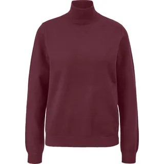 QS Pullover mit Stehkragen Rot XXL