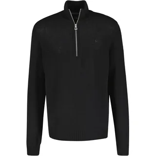 Lerros Troyer "Schurwoll-Stricktroyer mit Kaschmiranteil", Herren, Gr. XXL, schwarz, 88% Schurwolle, 12% Kaschmir, ohne Ausschnitt, Pullover Troyer