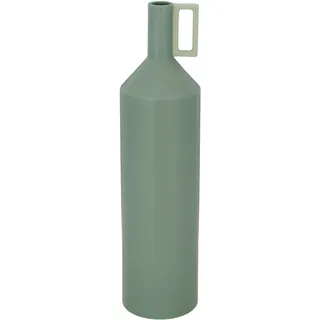 Flaschenvase mit Henkel (LBH 15x15x60 cm) - grün - LBH 15x15x60 cm