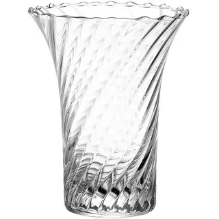 4er Set Leonardo Vase Ravenna 14,5 cm Glas Transparent Klar S (Small)