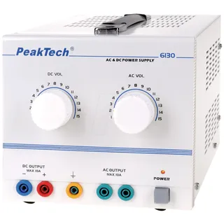 Peaktech 6130 - Labornetzgerät 1 - 15 V, 10 A, stabilisiert