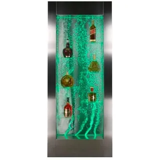 JVmoebel Barschrank Regale Beleuchtet Led Wasser Wand Bar Säule Wassersäulen Theke Made in Europa weiß