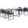 Cube Set 4-tlg Grau/Schwarz