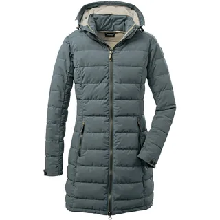 G.I.G.A. DX killtec Damen Funktionsparka/Steppparka mit abzippbarer Kapuze - GW 13 WMN QLTD PRK, aquaverde, 40, 37503-000