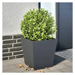 vidaXL Pflanzkübel Anthrazit 40x40x40 Stahl
