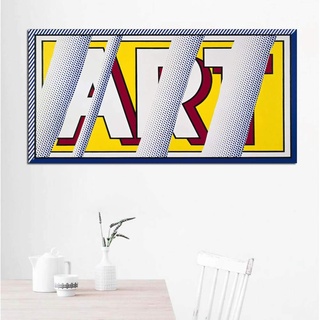 HLSHOE Roy Lichtenstein Abstract Poster Pop Art Canvas Malerei Wandkunst Bilder for Wohnzimmer Große Größe Kein Rahmen (Color : Roy Lichtenstein 3, Size : 50x100cm)